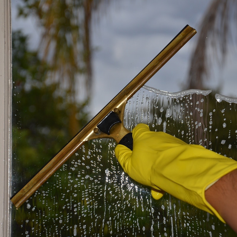 Professional window cleaning service